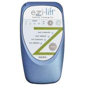 eZZi-Lift™ with Photodynamics offers the same microcurrent benefits as the original eZZi-Lift™ device but combines LED light therapy to enhance the benefits of your microcurrent facial.