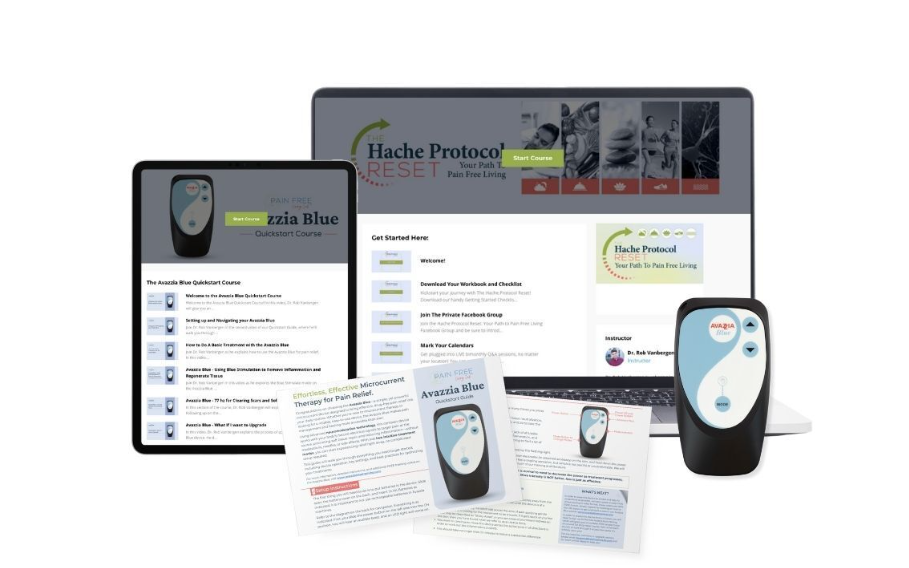 Avazzia Life Blue Microcurrent Device Bundle 